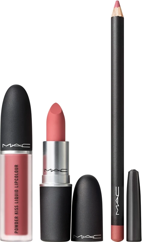 MAC Cosmetics Holiday Powdered Snow Kiss Lip Kit 2 MAC Cosmetics Holiday Powdered Snow Kiss Lip Kit – Image 2
