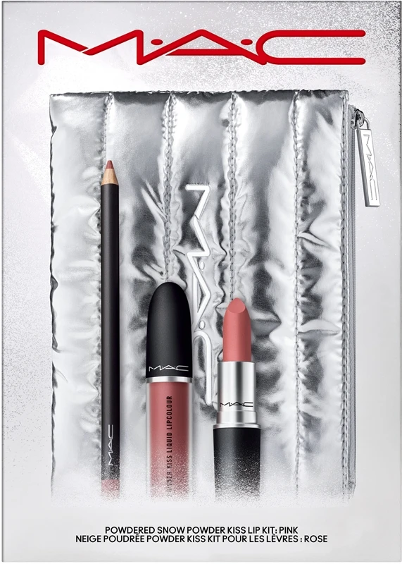 MAC Cosmetics Holiday Powdered Snow Kiss Lip Kit 1 MAC Cosmetics Holiday Powdered Snow Kiss Lip Kit