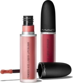 MAC Cosmetics Kiss It Twice Powder Kiss Liquid Duo -Marché Cosmétiques Magasin mac cosmetics kiss it twice powder kiss liquid duo coffret cadeau best sellers teinte 2