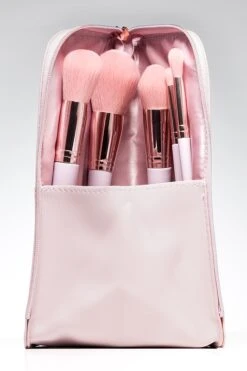 Notino Charm Collection Make-up Brush Set With Cosmetic Pouch -Marché Cosmétiques Magasin notino charm collection make up brush set with cosmetic pouch kit de pinceaux avec pochette dusty pink 7