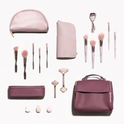 Notino Charm Collection Make-up Brush Set With Cosmetic Pouch -Marché Cosmétiques Magasin notino charm collection make up brush set with cosmetic pouch kit de pinceaux avec pochette dusty pink 8