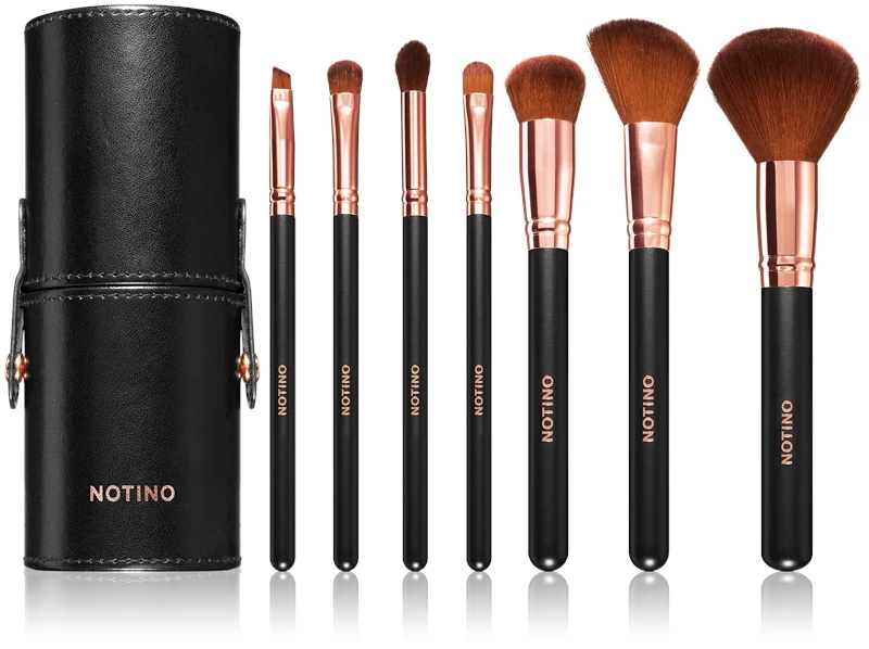 Notino Luxe Collection Brush Set With Cosmetic Tube 1 Notino Luxe Collection Brush Set With Cosmetic Tube