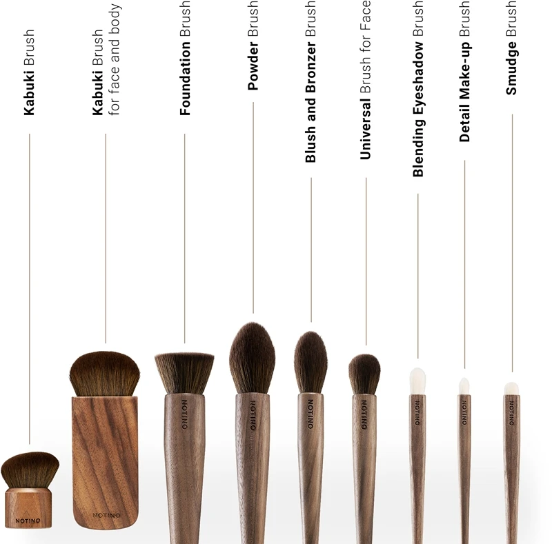 Notino Wooden Collection Make-up Brush Set 8 Notino Wooden Collection Make-up Brush Set – Image 8