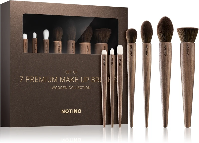 Notino Wooden Collection Make-up Brush Set 1 Notino Wooden Collection Make-up Brush Set