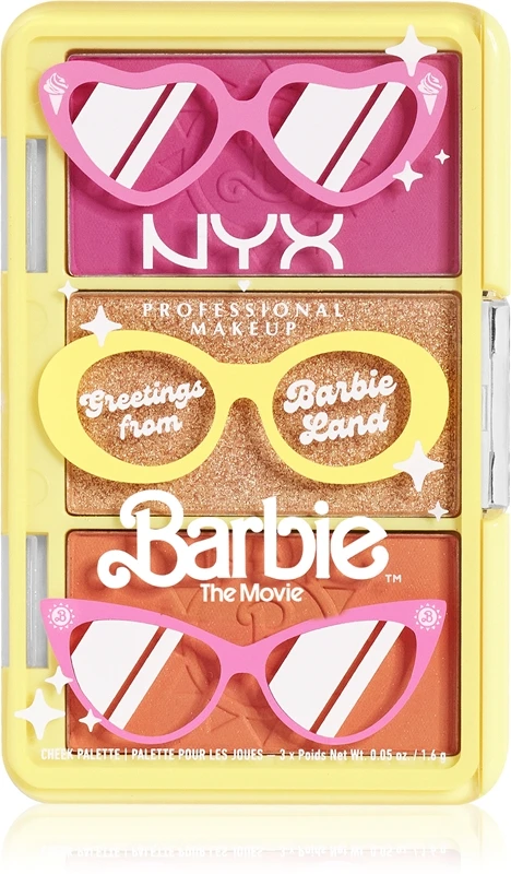 NYX Professional Makeup Barbie Mini Cheek Palette