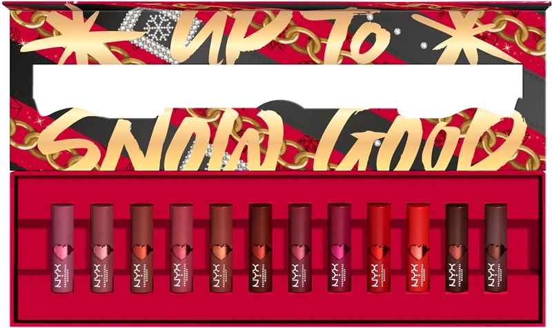 NYX Professional Makeup Limited Edition Xmass Mrs Claus Oh Deer Matte Lip Vault 2 NYX Professional Makeup Limited Edition Xmass Mrs Claus Oh Deer Matte Lip Vault – Image 2
