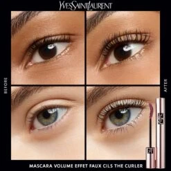 Yves Saint Laurent Mascara Volume Effet Faux Cils The Curler -Marché Cosmétiques Magasin yves saint laurent mascara volume effet faux cils the curler mascara cils allonges courbes et volumises 1
